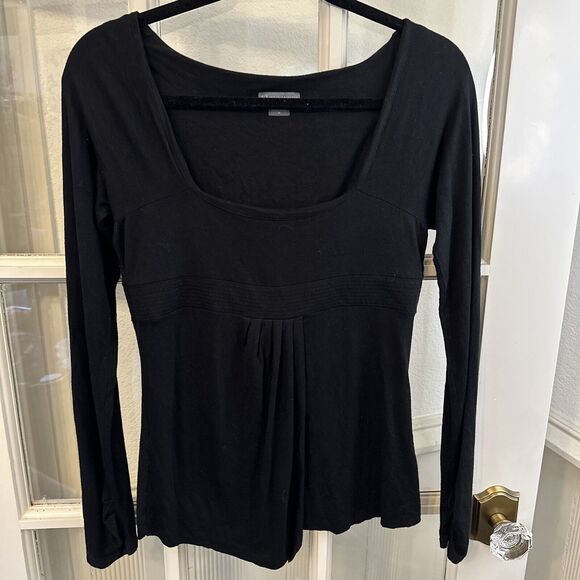 Armani Exchange Women's M Long Sleeve Black Top - Picture 1 of 10